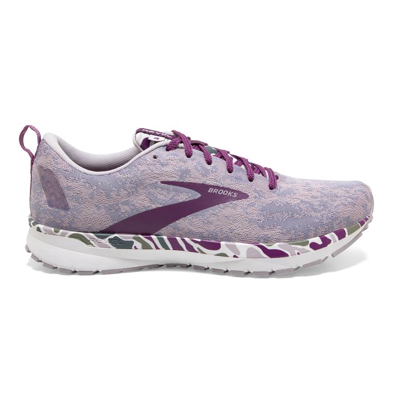 Brooks Revel 4 Women's Road Running Shoes - White/Wood Violet/Iris (37695-NBHE)
